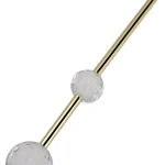 Lampă suspendată aurie LED 4000K, iluminat cald, Vaku Light Prestige