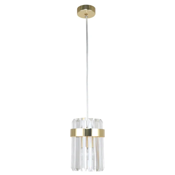 Lampă suspendată aurie 1xE14