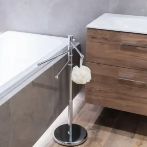Suport prosoape cu 3 brațe, oțel cromat, AWD02060030, AWD Interiors