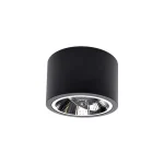 Plafonieră aplicată neagră 1xES111, design tehnic, Camino Light Prestige