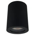 Aplica de tavan neagră IP65 1xGU10, pentru baie sau exterior, Faro Light Prestige