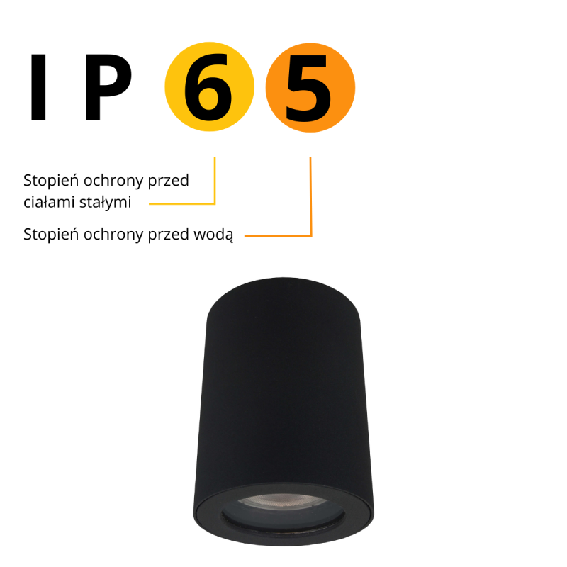 Aplica de tavan neagră IP65 1xGU10, pentru baie sau exterior, Faro Light Prestige - imagine 6