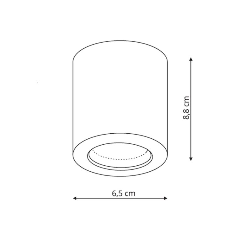 Aplica de tavan neagră IP65 1xGU10, pentru baie sau exterior, Faro Light Prestige - imagine 7