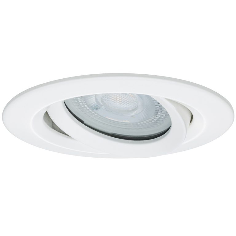 Spot încastrat orientabil alb IP65 1xGU10