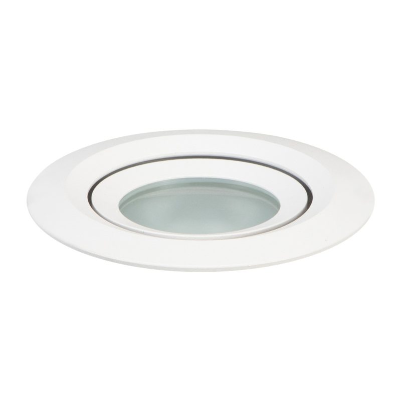 Spot încastrat orientabil alb IP65 1xGU10, baie sau exterior, Lagos Light Prestige - imagine 5