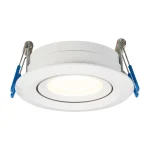 Spot încastrat orientabil alb IP65 1xGU10, baie sau exterior, Lagos Light Prestige