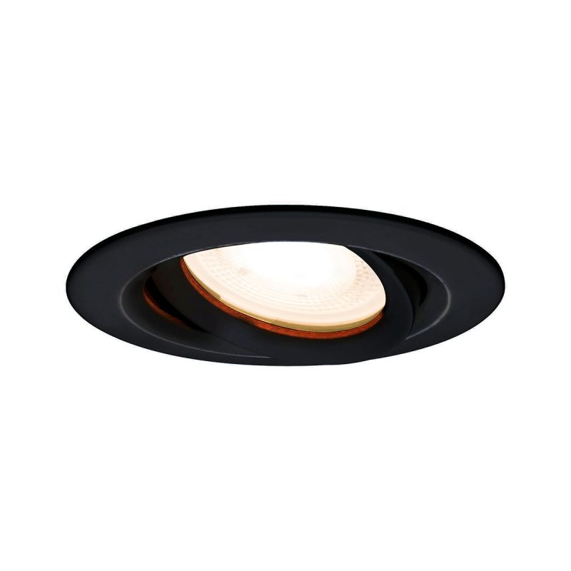 Spot încastrat orientabil negru IP65 1xGU10, baie sau exterior, Lagos Light Prestige - imagine 4