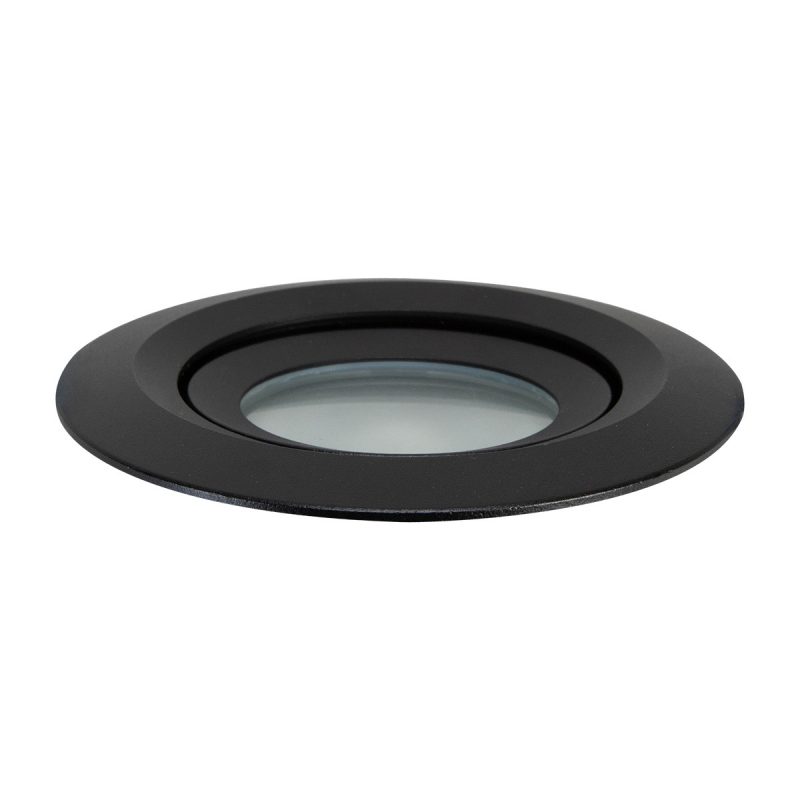 Spot încastrat orientabil negru IP65 1xGU10, baie sau exterior, Lagos Light Prestige - imagine 5