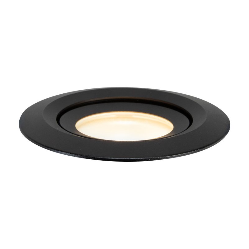 Spot încastrat orientabil negru IP65 1xGU10, baie sau exterior, Lagos Light Prestige - imagine 6