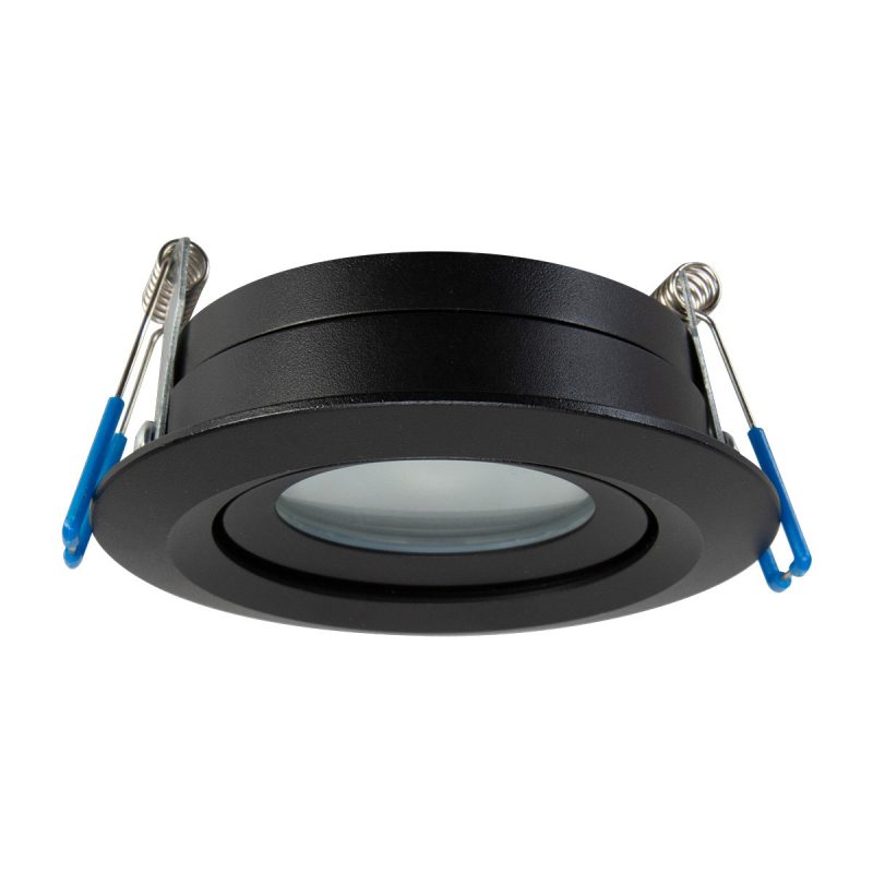 Spot încastrat orientabil negru IP65 1xGU10, baie sau exterior, Lagos Light Prestige - imagine 7