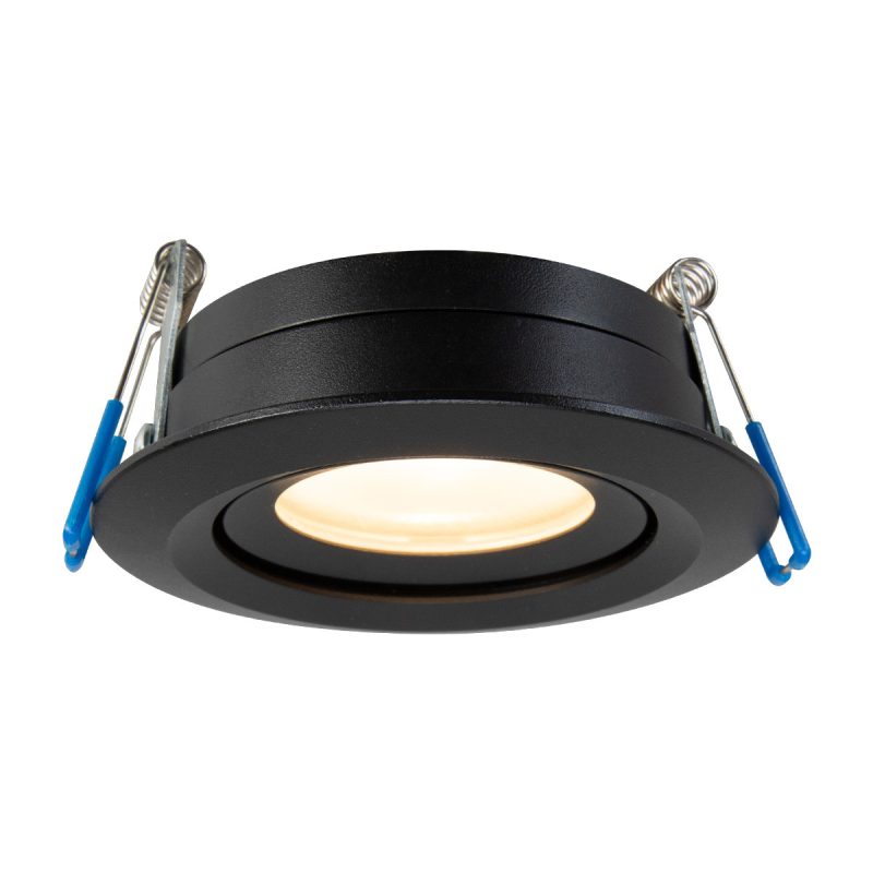 Spot încastrat orientabil negru IP65 1xGU10, baie sau exterior, Lagos Light Prestige - imagine 8