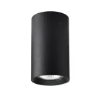 Tub aplicat Manacor, negru, 13 cm, 1xGU10, Light Prestige