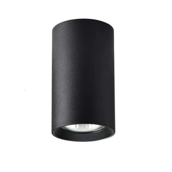 Tub aplicat Manacor 13 cm negru 1xGU10 Light Prestige