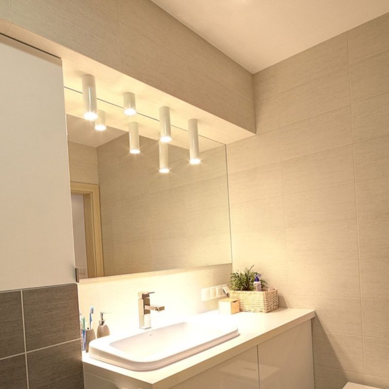 Tub aplicat Manacor 13 cm alb 1xGU10 Light Prestige - imagine 2
