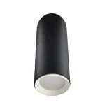 Tub aplicat Manacor 17 cm negru-alb 1xGU10 Light Prestige
