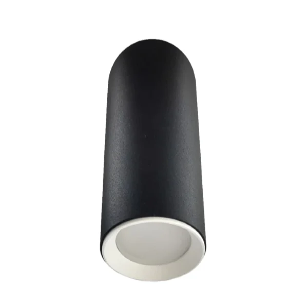 Tub aplicat Manacor 17 cm negru-alb 1xGU10 Light Prestige