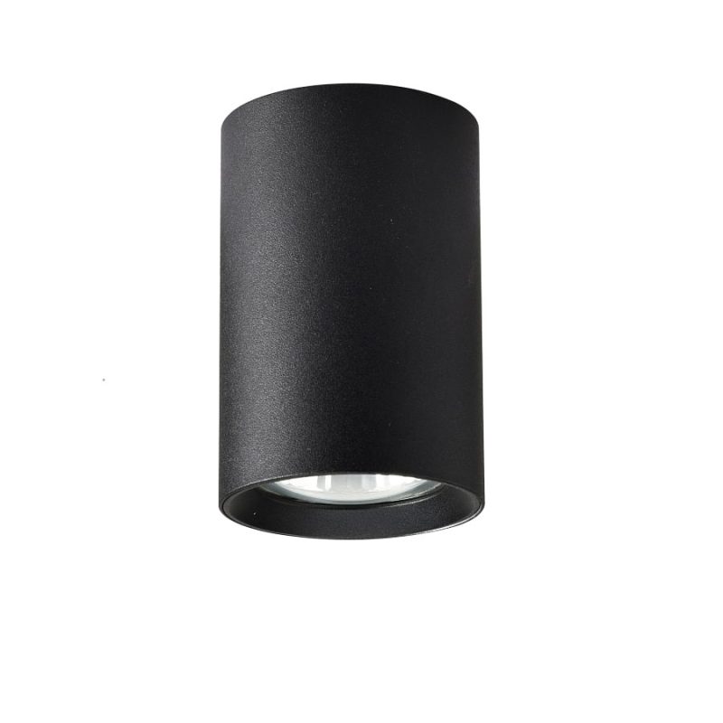 Tub aplicat Manacor 9 cm negru 1xGU10 Light Prestige