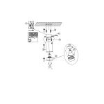 Tub aplicat Manacor 9 cm alb-auriu 1xGU10 Light Prestige