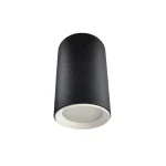 Tub aplicat Manacor 9 cm negru-alb 1xGU10 Light Prestige