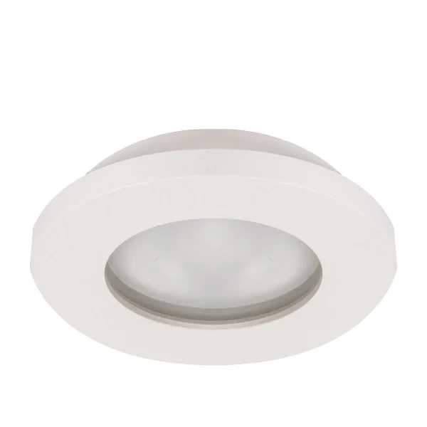 Spot încastrat rotund alb IP65 1xGU10