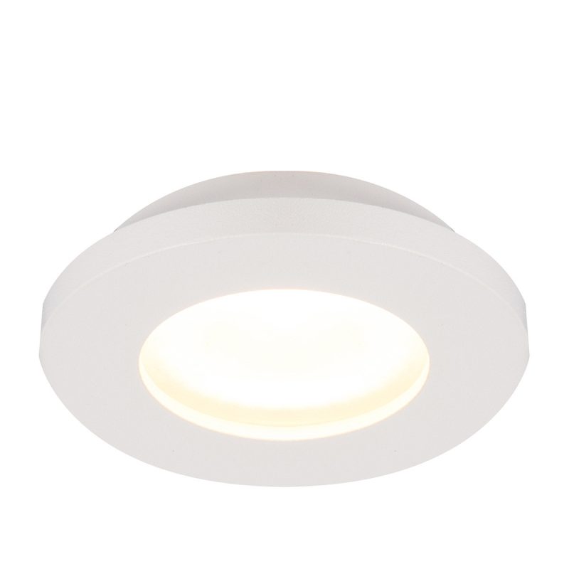 Spot încastrat rotund alb IP65 1xGU10, protecție umiditate, Lagos Light Prestige - imagine 4
