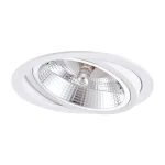 Spot încastrat orientabil alb 1xGU10