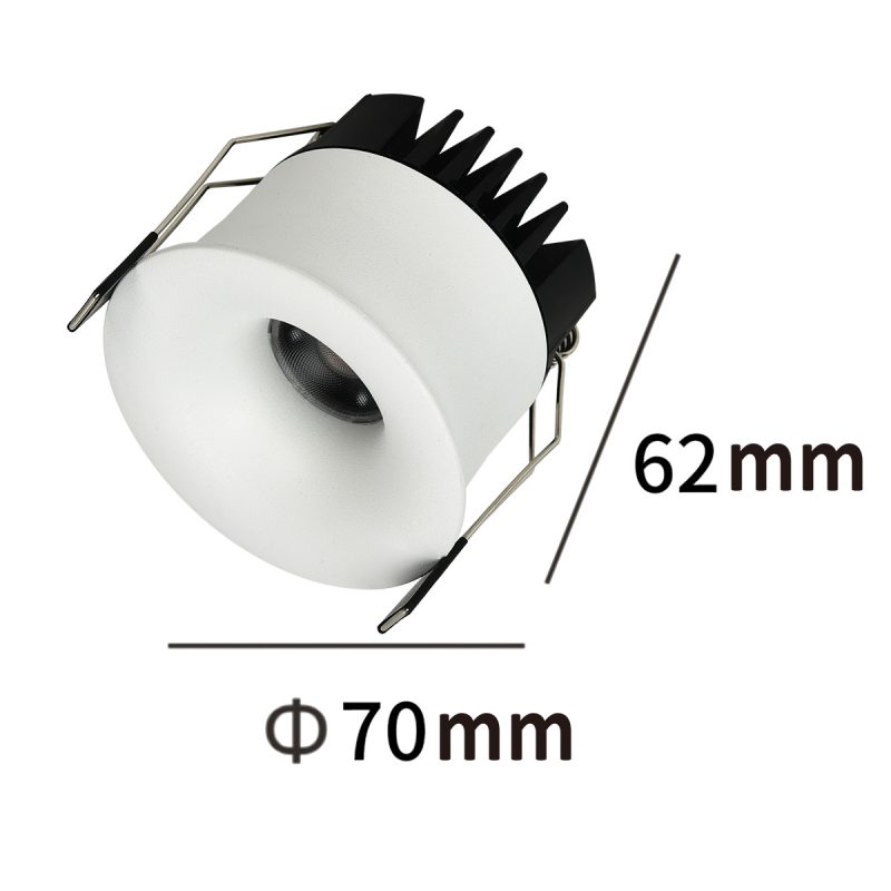 Spot încastrat alb LED CCT, design rotund, Zyra Light Prestige