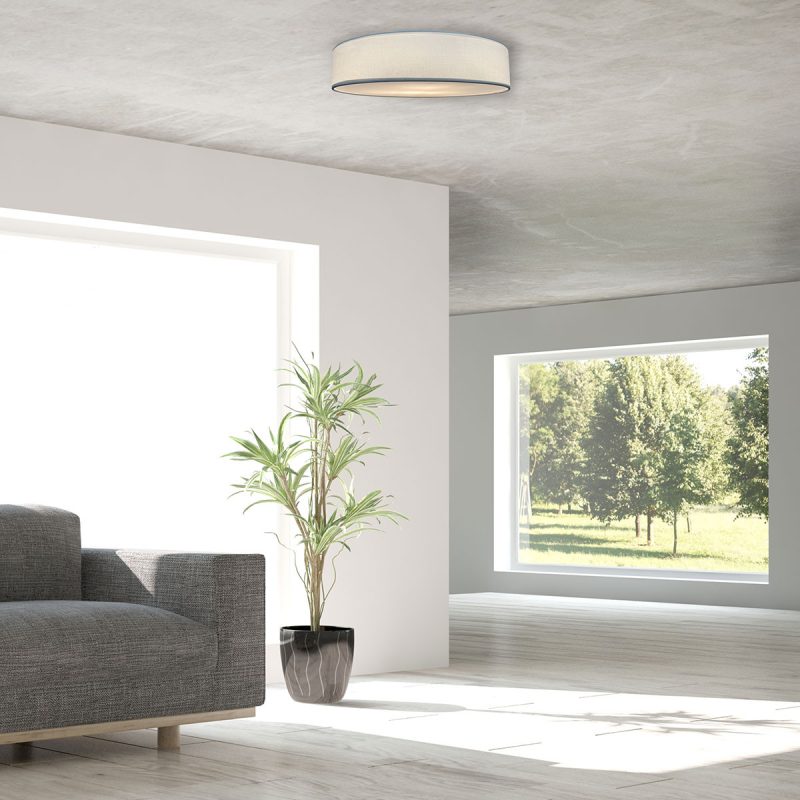 Plafonieră albă 3xE14, stil clasic, Alto Light Prestige