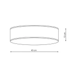 Plafonieră neagră 3xE14, iluminat decorativ, Alto Light Prestige