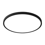 Plafonieră neagră 30 cm, LED CCT, formă rotundă, California Light Prestige