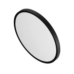 Plafonieră neagră 40 cm, LED CCT, formă rotundă, California Light Prestige