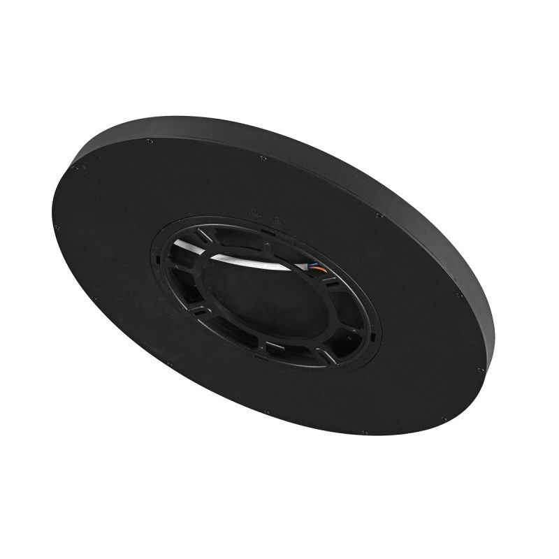 Plafonieră neagră 48 cm, LED CCT, formă rotundă, California Light Prestige - imagine 6