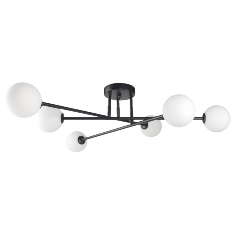 Plafonieră neagră 6xG9, design modern, Dorado Light Prestige - imagine 5