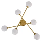 Plafonieră aurie 6xG9, design modern, Dorado Light Prestige