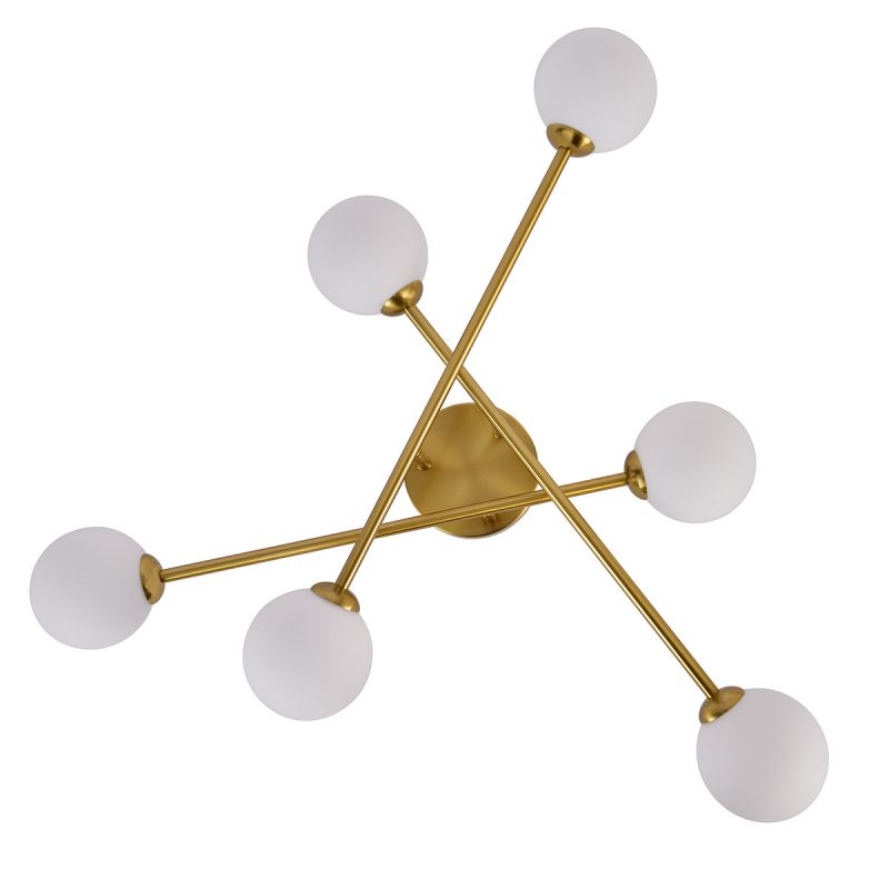 Plafonieră aurie 6xG9, design modern, Dorado Light Prestige - imagine 4