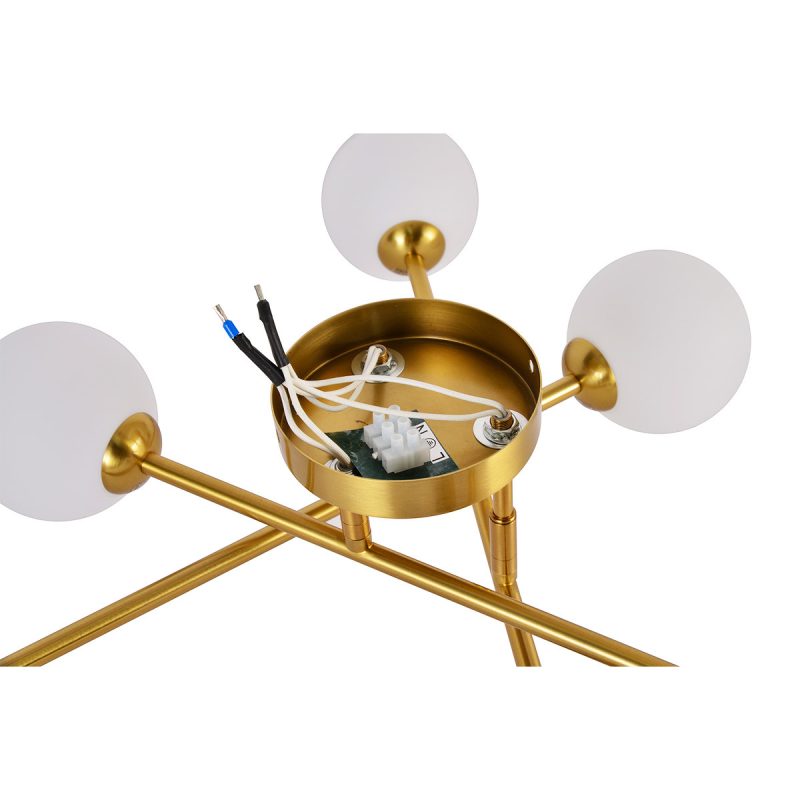 Plafonieră aurie 6xG9, design modern, Dorado Light Prestige - imagine 7