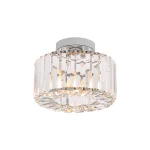 Plafonieră crom 1xE27, stil industrial, Galactico Light Prestige