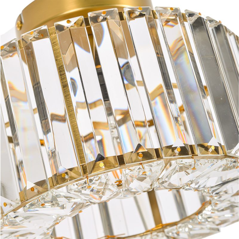 Plafonieră aurie 1xE27, stil industrial, Galactico Light Prestige
