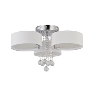 Plafonieră albă 3xE27 LED