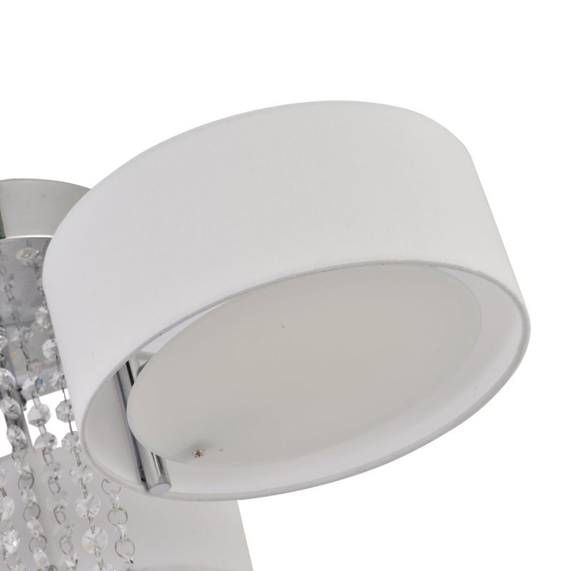 Plafonieră albă 3xE27 LED, design universal, Gambela Light Prestige