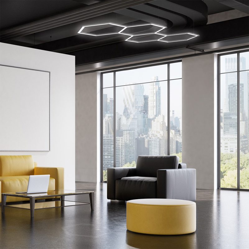 Plafonieră LED, model 5, 4000K, sistem modular, Accesorii New Light Prestige - imagine 8