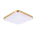 Plafonieră pătrată aurie LED 4000K, 33cm, Babilon Light Prestige