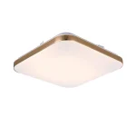 Plafonieră pătrată aurie LED 4000K, 33cm, Babilon Light Prestige