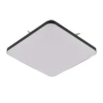 Plafonieră pătrată neagră LED 4000K, 38cm, Babilon Light Prestige