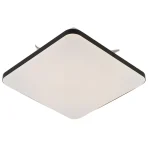 Plafonieră pătrată neagră LED 4000K, 38cm, Babilon Light Prestige