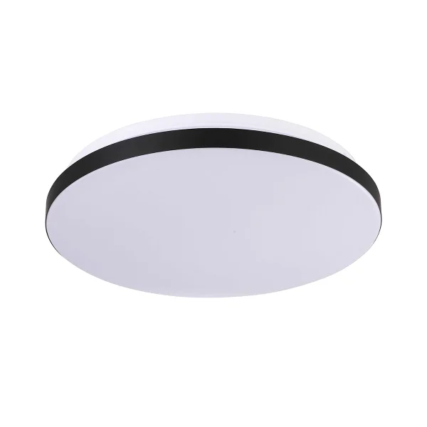 Plafonieră pătrată neagră LED 4000K