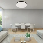 Plafonieră pătrată neagră LED 4000K, 33 cm, Babilon Light Prestige