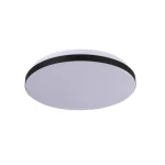 Plafonieră pătrată neagră LED 4000K, 33 cm, Babilon Light Prestige