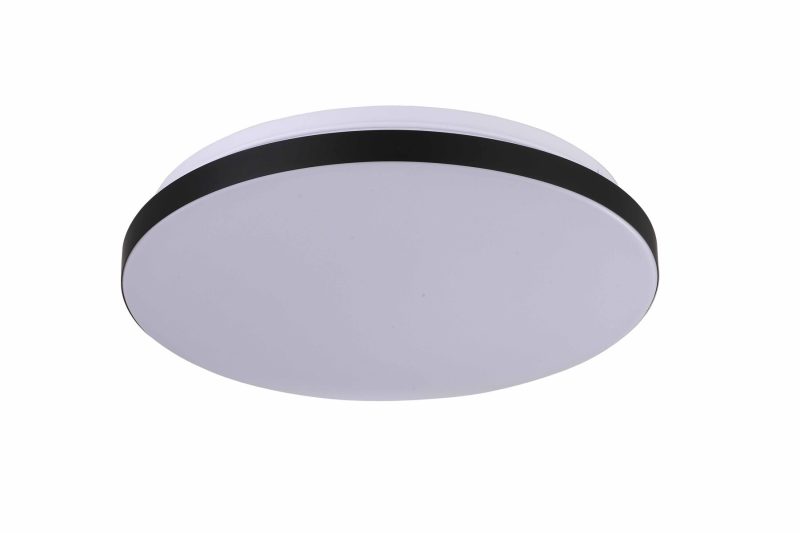 Plafonieră pătrată neagră LED 4000K, 33 cm, Babilon Light Prestige - imagine 6