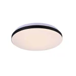 Plafonieră pătrată neagră LED 4000K, 33 cm, Babilon Light Prestige